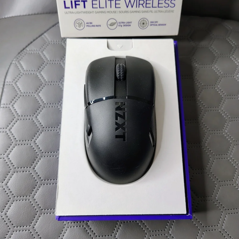 NZXT Lift Elite Wireless Gaming Mouse 26K DPI PixArt PAW3395 Black